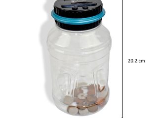 Digital Piggy Bank UK Coin Counting Jar Money Box Coin Saving Pot