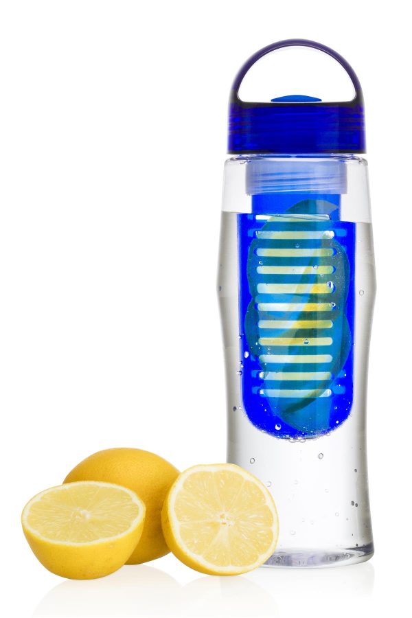 PACK OF 2 Fruit Fuzer Water Bottle Fruit  Infusion Infuser Aqua Hydration - Blueâ€¦ - Image 2