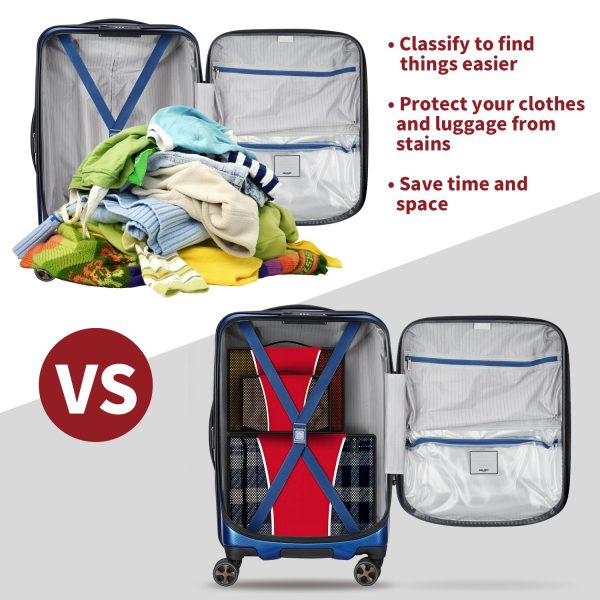 VINSANI 3PK PACKING CUBES RED 0006425 - Image 8
