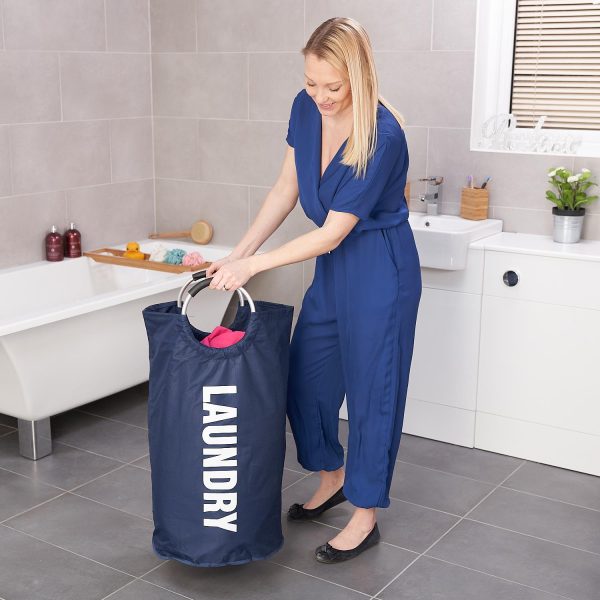 VINSANI BLUE LAUNDRY HAMPER 0009558 - Image 7