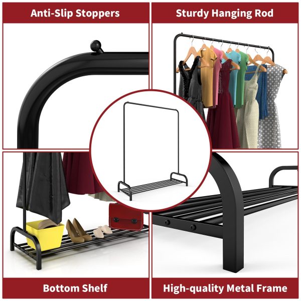 VINSANI BLACK CLOTHES RAIL 0009555 - Image 2