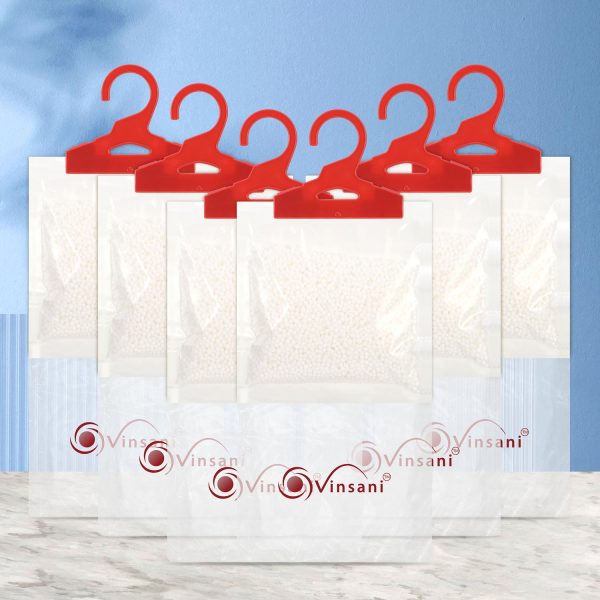 VINSANI 6PC HANGING WARDROBE DEHUMIDIFIER BAG - Image 7