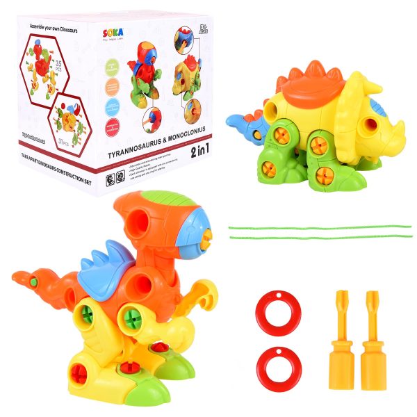 SOKA DIY Dino Orange and Yellow - 0009528