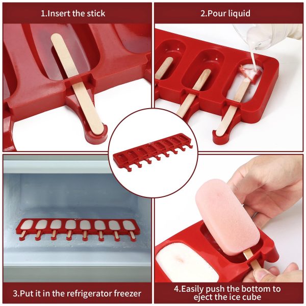 VINSANI 8 CAVITY ICE LOLLY MAKER 0000366 - Image 2