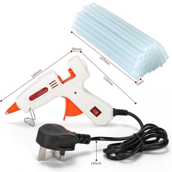 VINSANI GLUE GUN WITH 50 STICK 0007461 - Image 8