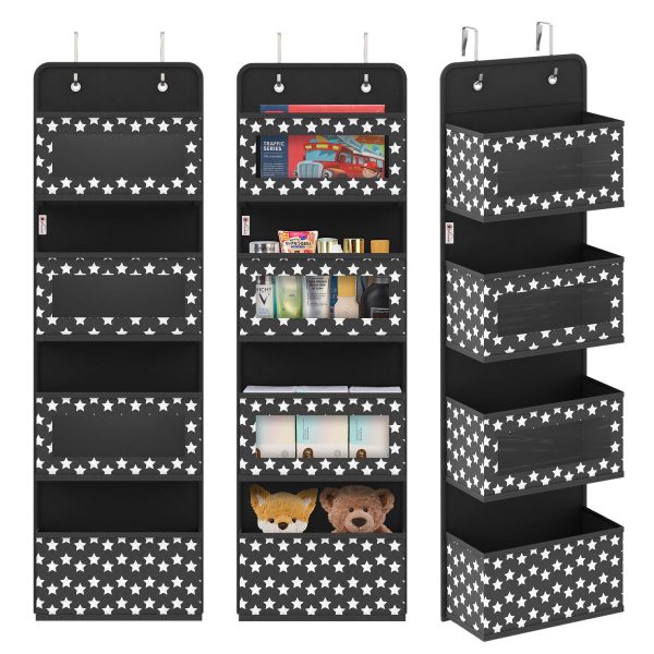 VINSANI 4TIER BLACK HANGING ORGANISER 1010278 - Image 2