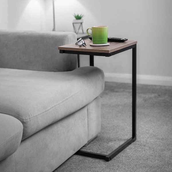 C Shaped Side Table Black Powder Coating - Image 5