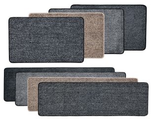Vinsani Magic Clean Step Mat Non-Slip Backing Machine Washable Doormat Carpet Runner Rug Liner