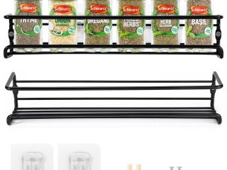 VINSANI HERB AND SPICE RACK BLACK