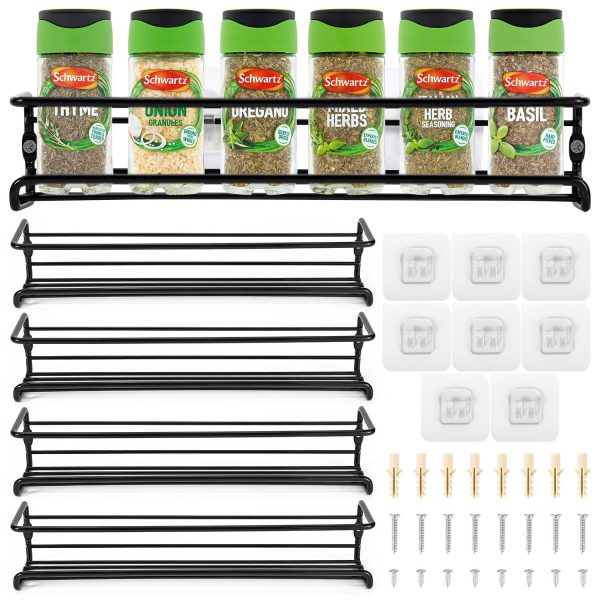 VINSANI HERB AND SPICE RACK BLACK - Image 2