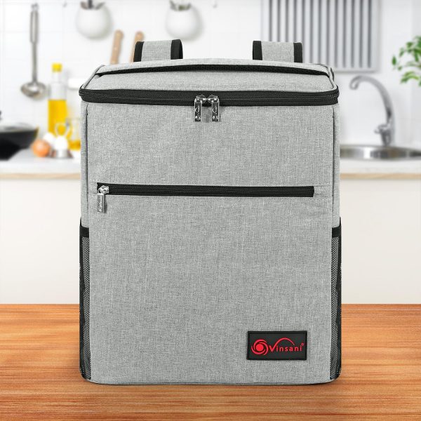 VINSANI 24L GREY BACKPACK COOLER BAG 1010124 - Image 7