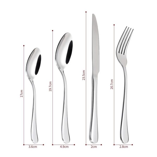 Vinsani 24pcs SS Cutlery Set 0010000 - Image 7