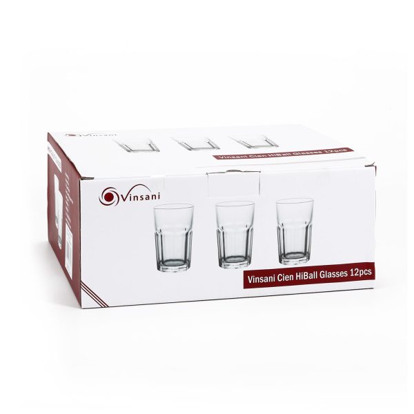 Vinsani Cien HiBall Glasses 12pcs 0000107 - Image 3