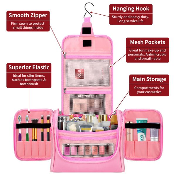 VINSANI TOILETRY BAG PINK 1010186 - Image 3