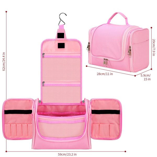 VINSANI TOILETRY BAG PINK 1010186 - Image 8