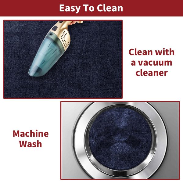 VINSANI BATH MAT 50X80cm NAVY 1010162 - Image 4