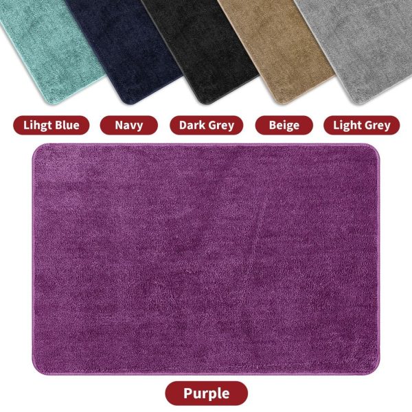 VINSANI BATH MAT 50X80cm PURPLE 1010163 - Image 8
