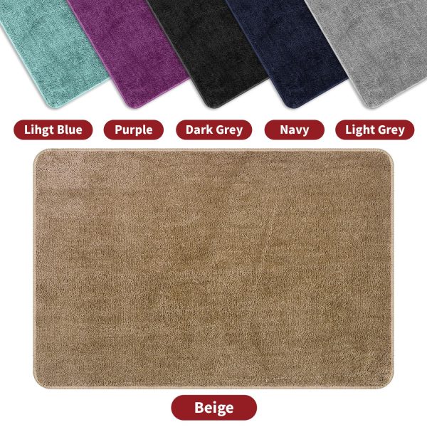 VINSANI BATH MAT 60X90cm BEIGE 1010167 - Image 3