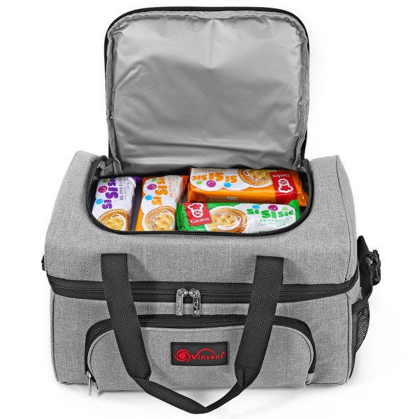 VINSANI 20L GREY CURVE COOLER BAG 1010120 - Image 4