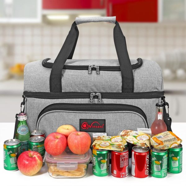VINSANI 20L GREY CURVE COOLER BAG 1010120 - Image 8