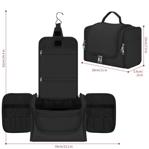 VINSANI TOILETRY BAG BLACK 1010181 - Image 5