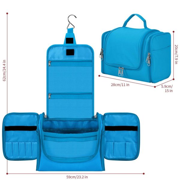 VINSANI TOILETRY BAG BLUE 1010182 - Image 6