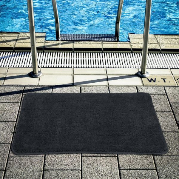 VINSANI BATH MAT 50X80cm D.GREY 1010160 - Image 2