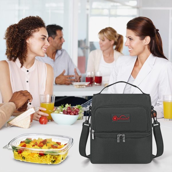VINSANI 7L DUAL COMP LUNCH BACK W/ICE PACK 1010117 - Image 5