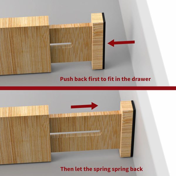 VINSANI BAMBOO DRAWER DIVIDERS 1010199 - Image 7