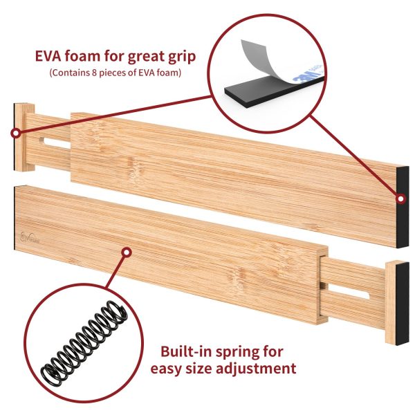 VINSANI BAMBOO DRAWER DIVIDERS 1010199 - Image 2
