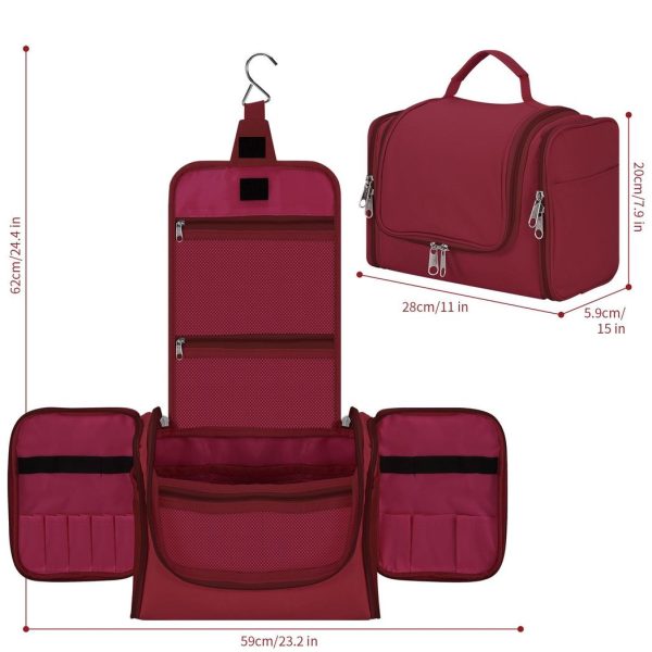 VINSANI TOILETRY BAG HOT PINK 1010180 - Image 5