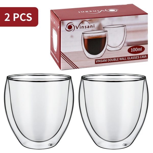 VINSANI DOUBLE WALL GLASSES CAVA 1010064 - Image 5