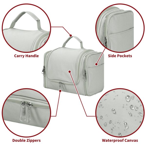 VINSANI TOILETRY BAG L.GREY 1010184 - Image 2