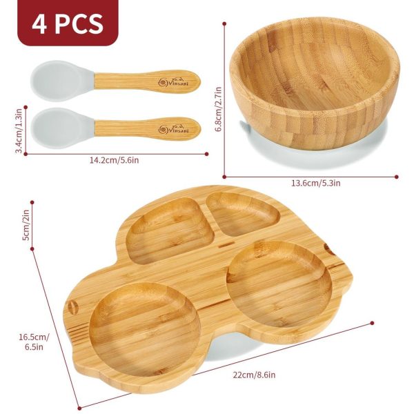 VINSANI BAMBOO CAR PBS SET GREY 1010207 - Image 8