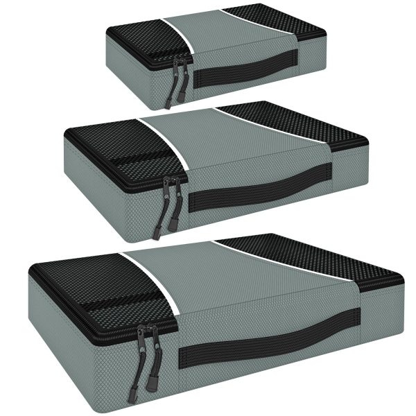 VINSANI 3PK PACKING CUBES GREY 1010131 - Image 3