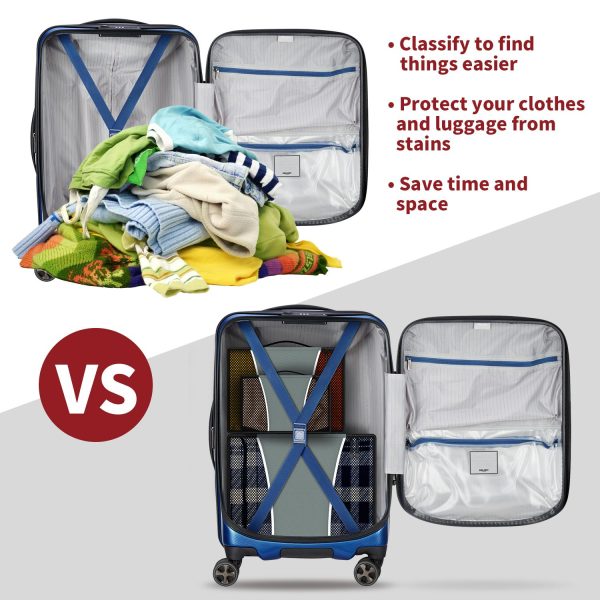 VINSANI 3PK PACKING CUBES GREY 1010131 - Image 8