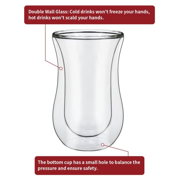 VINSANI DOUBLE WALL GLASSES CURVE 1010066 - Image 7