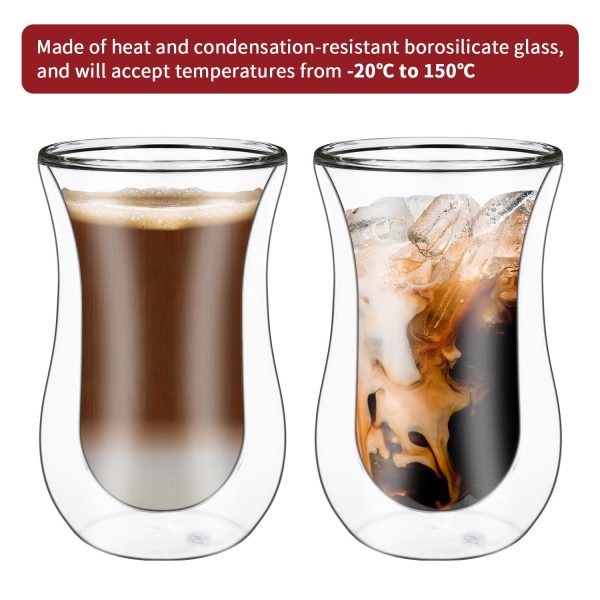VINSANI DOUBLE WALL GLASSES CURVE 1010066 - Image 2