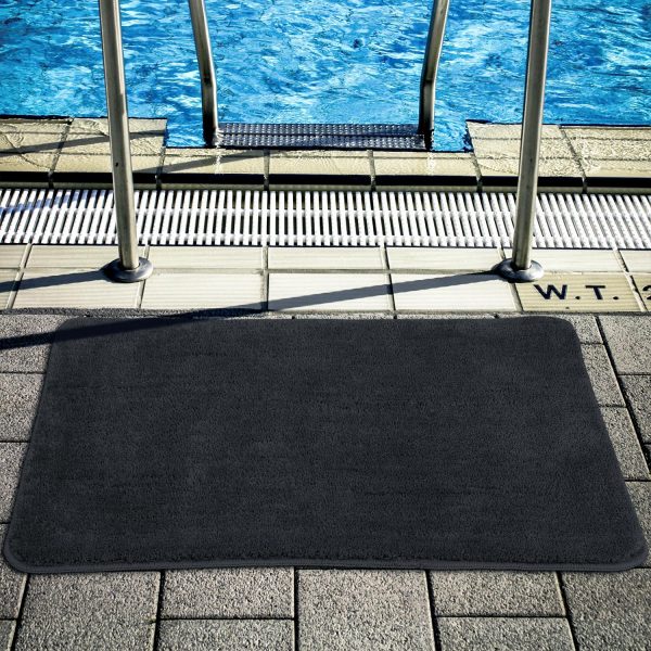 VINSANI BATH MAT 60X90cm D.GREY 1010166 - Image 3
