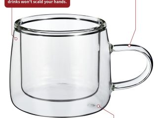 VINSANI DOUBLE WALL GLASSES KAFO 1010068