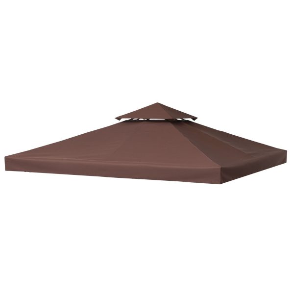 3 x 3(m) Gazebo Canopy Roof Top Replacement Cover Spare Part - Image 2