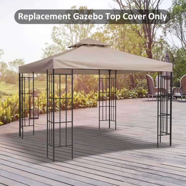 3 x 3(m) Gazebo Canopy Roof Top Replacement Cover Spare Part - Image 3