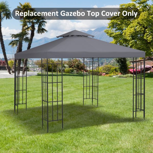 3 x 3(m) Gazebo Canopy Roof Top Replacement Cover Spare Part - Image 4