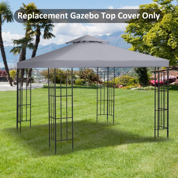 3 x 3(m) Gazebo Canopy Roof Top Replacement Cover Spare Part - Image 5