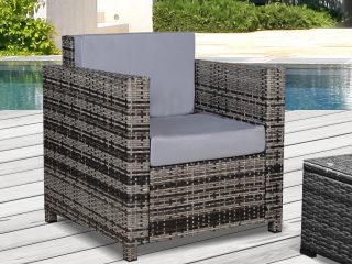 Rattan Outdoor Garden Single Sofa Armchair