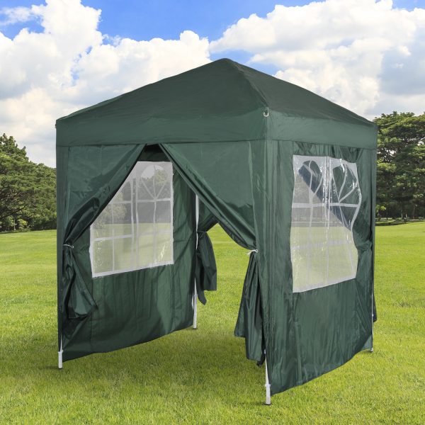 2x2m Garden Pop Up Gazebo Marquee Party Tent Wedding Awning Canopy - Image 4