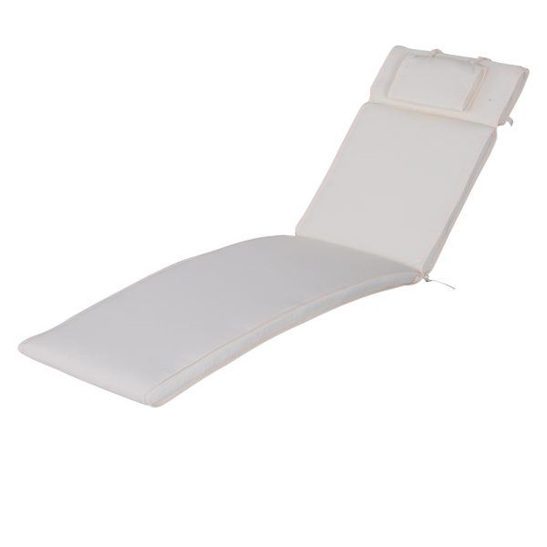 Garden Sun Lounger Chair Cushion Reclining Relaxer - Image 2