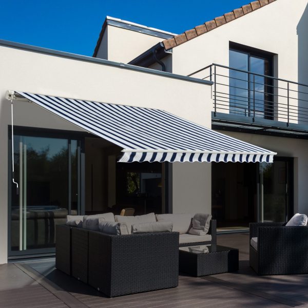 Manual Retractable Awning, size (3m x 2.5m)