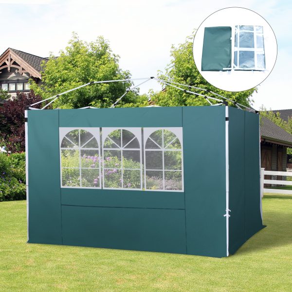 3m Gazebo Exchangeable Side Panel Panels W/ Window - Image 2