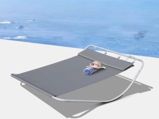 Outdoor Rocking Bed Hammock-Grey
